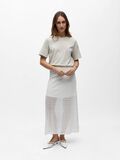 Product image thumbnail - TEXTURED MAXI SKIRT, Cloud Dancer | 4