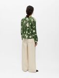 Product image thumbnail - BLUSA DE CUELLO EN PICO, Bronze Green | 3