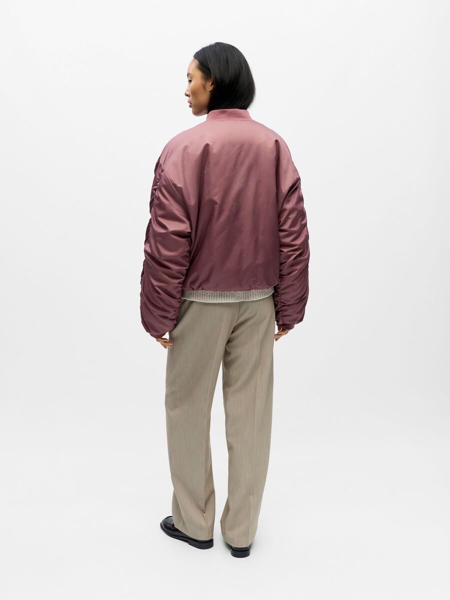 Product carousel image - BOMBER JACKET, Rose Brown | 2