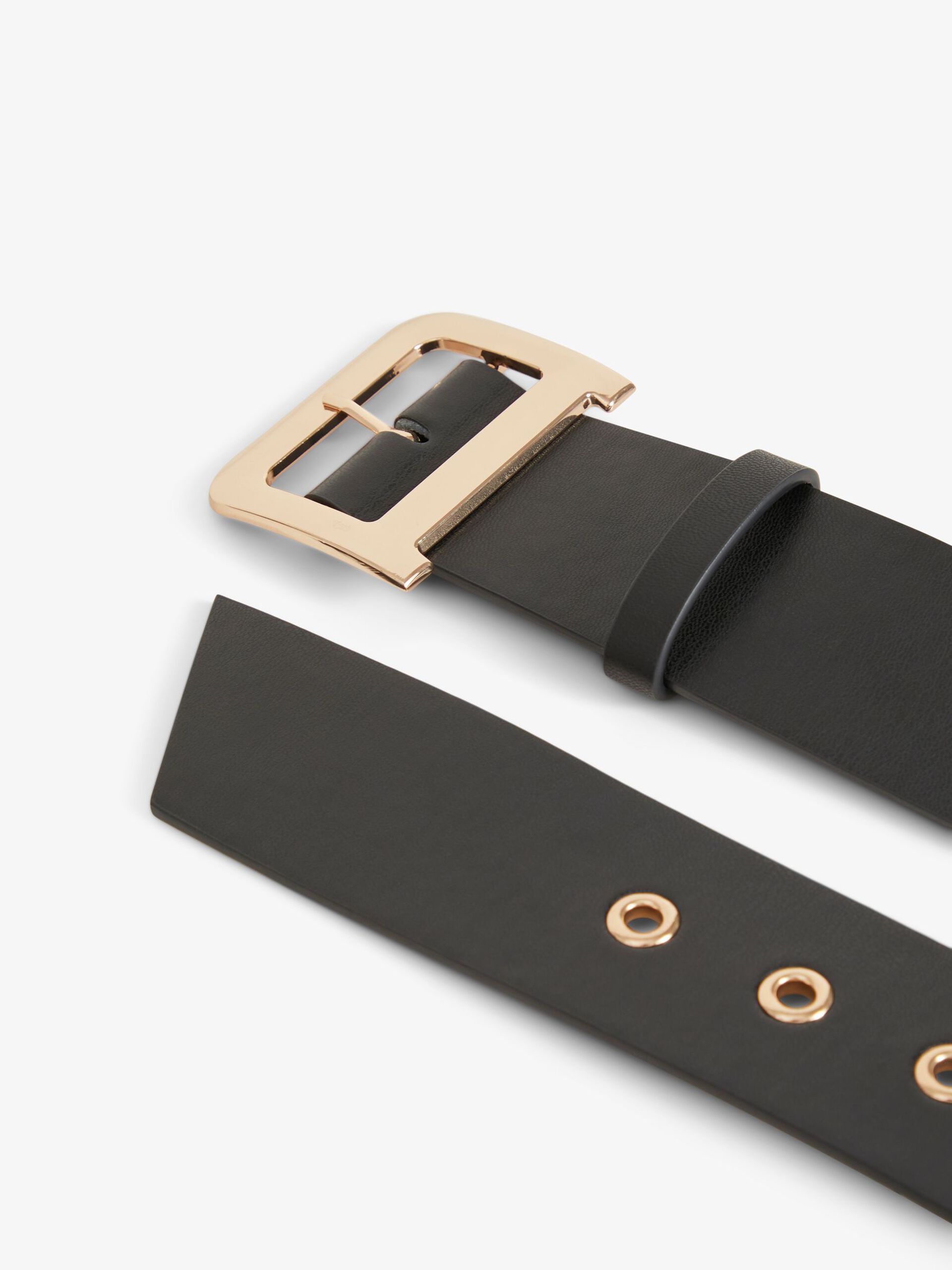 Carousel image - FAUX LEATHER BELT, Black | 3