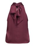 Product image thumbnail - SATIN HALTERNECK TOP, Mauve Wine | 2