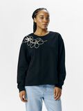 OBJECT BRODYRPRYDD SWEATSHIRT, Black, highres - 23046004_Black_1170100_003.jpg