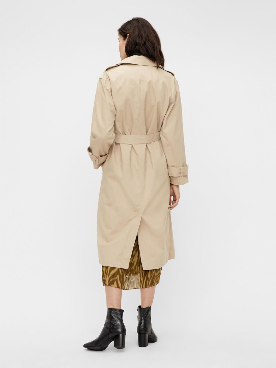 Product carousel image - DOUBLE-BREASTED TRENCHCOAT, Humus | 2