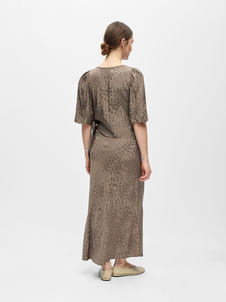 Product carousel image - RACCOURCI &ndash; CACHE-C&OElig;UR BLOUSE, Morel | 2