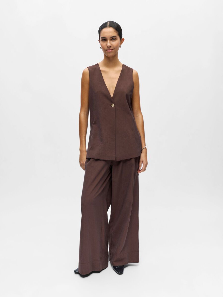 Carousel image - SUR MESURE GILET, Seal Brown | 4