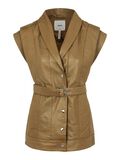 Object Collectors Item BELTED LEATHER GILET, Nutria, highres - 23035046_Nutria_001.jpg