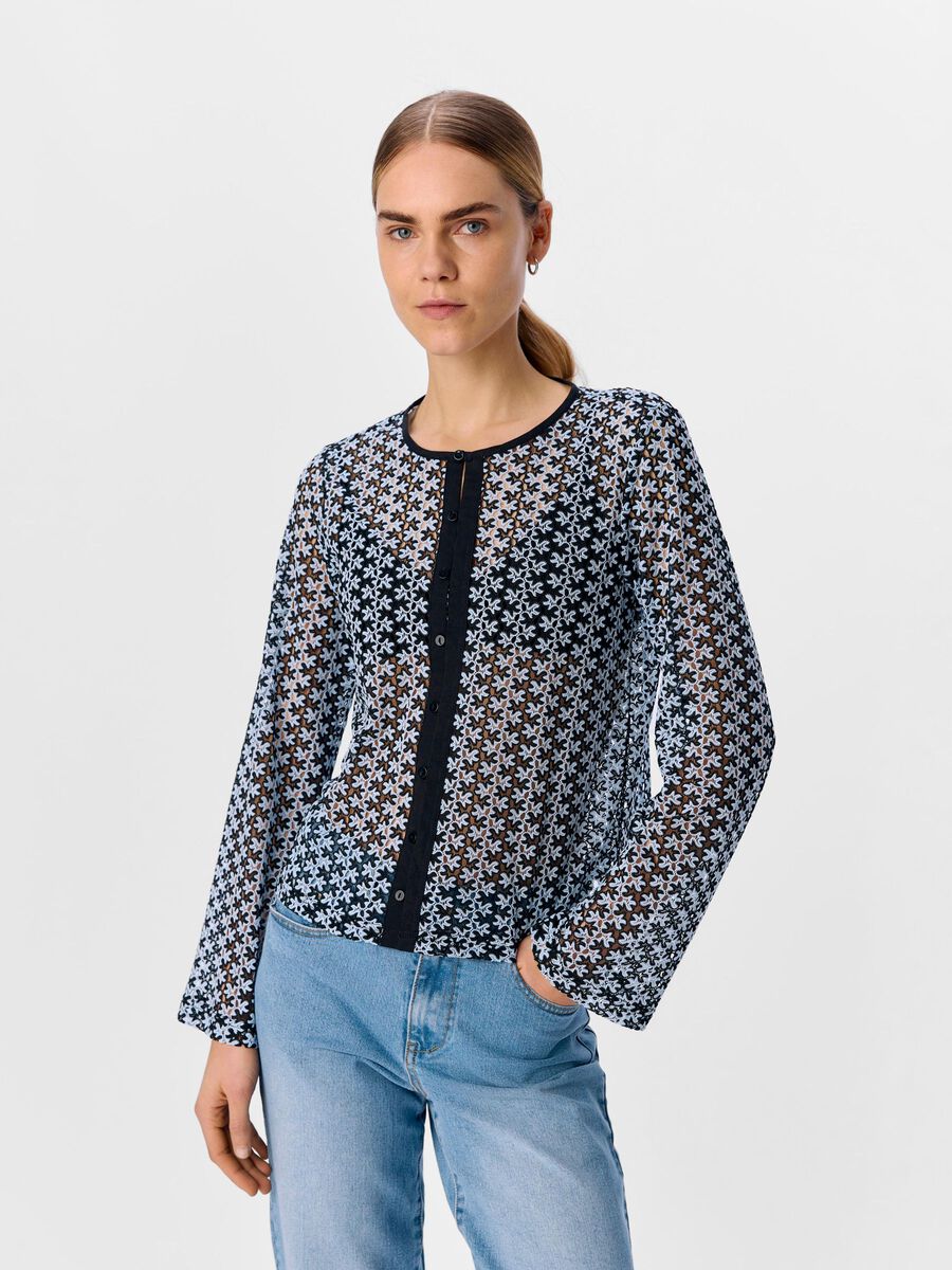OBJECT KNITTED CARDIGAN, Cornflower Blue, highres - 23046524_CornflowerBlue_1187101_003.jpg