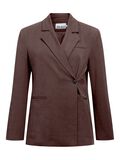 Product image thumbnail - LONGLINE BLAZER, Seal Brown | 1