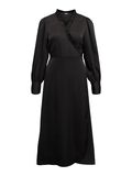 Product image thumbnail - MAXI LENGTH WRAP DRESS, Black | 1