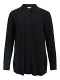 Product image thumbnail - LINEN SHIRT, Black | 1