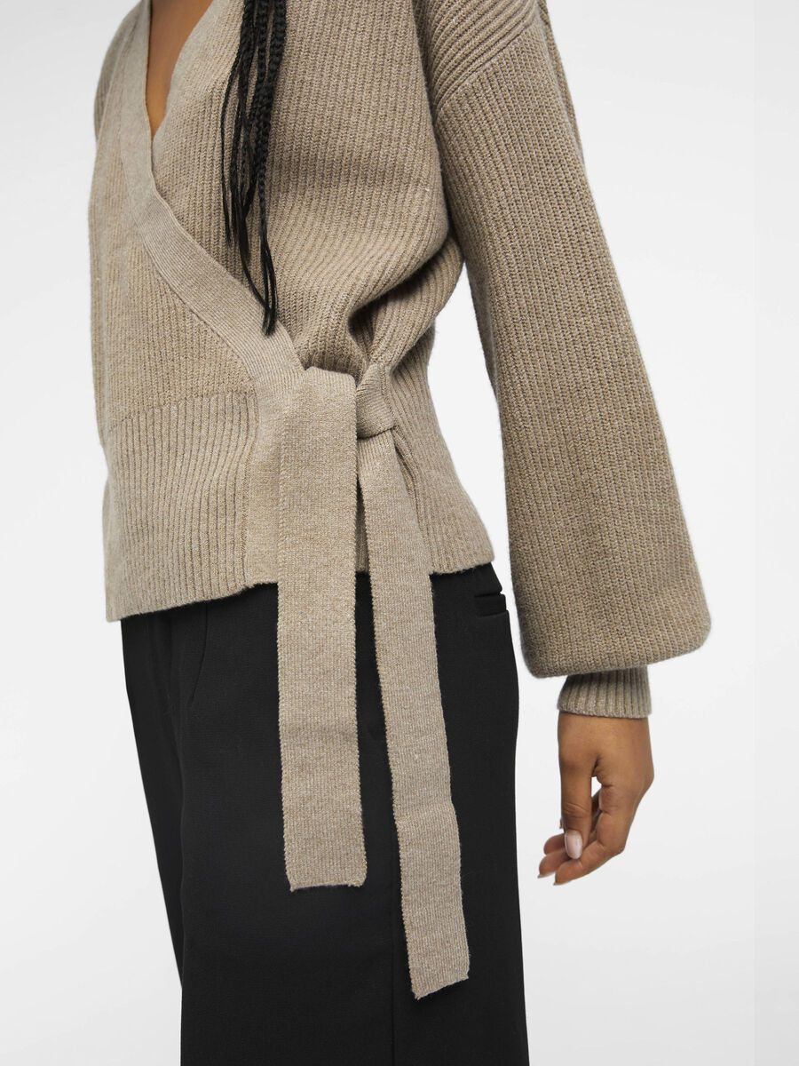 OBJMALENA CARDIGAN | Brown | .OBJECT CI UK