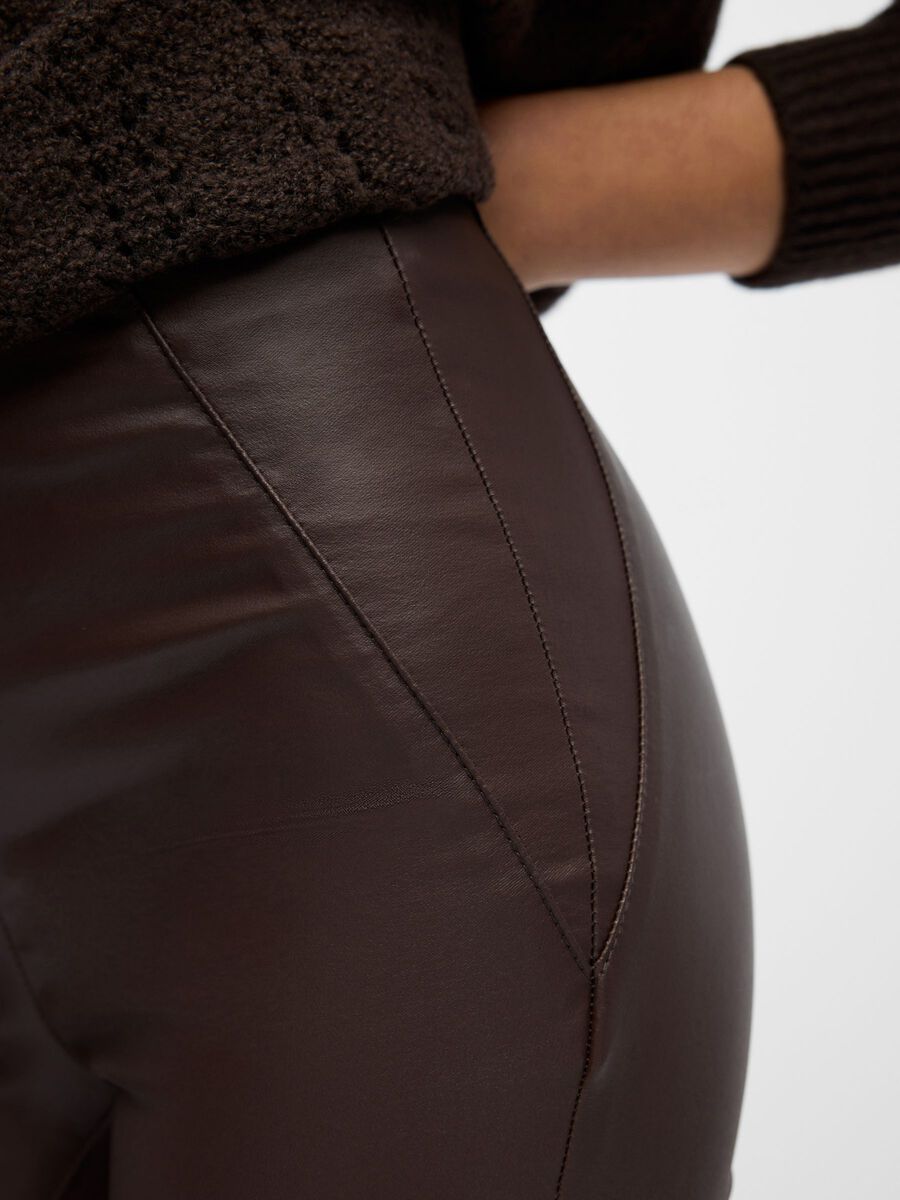 Product carousel image - OBJBELLE LEGGINGS, Seal Brown | 5