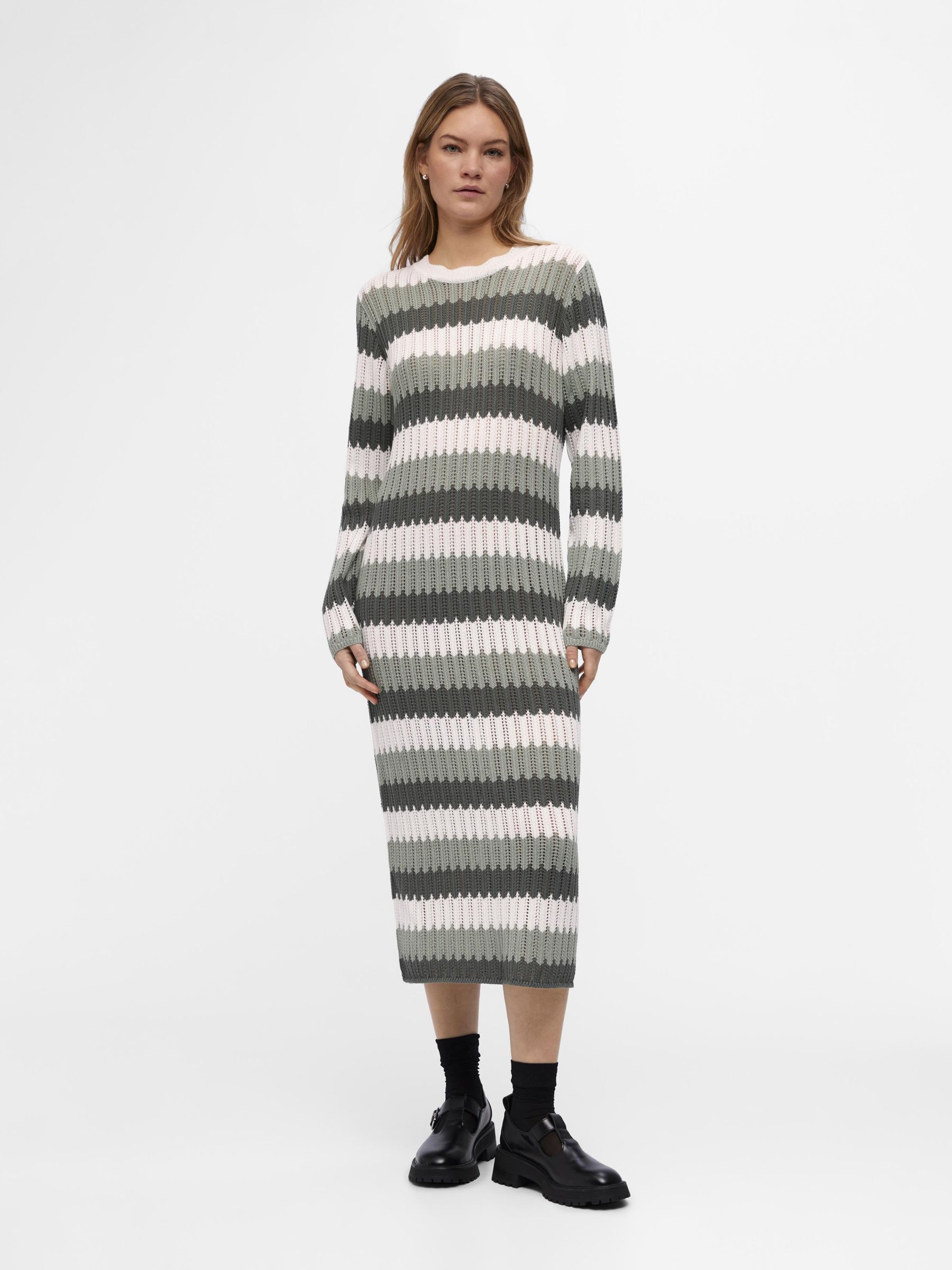 Gebreide jurk maxi best sale