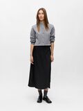 Product image thumbnail - MIDI WRAP SKIRT, Black | 4