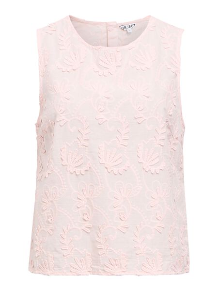 OBJECT EMBROIDERED TOP, Pale Lilac, highres - 23048629_PaleLilac_001.jpg