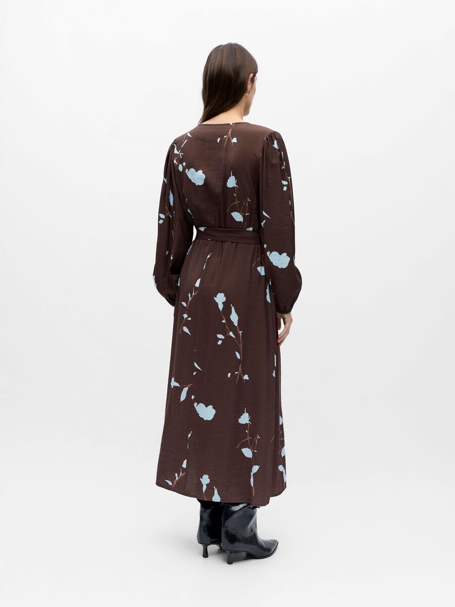 Product carousel image - PRINT MAXIKLEID, Seal Brown | 2