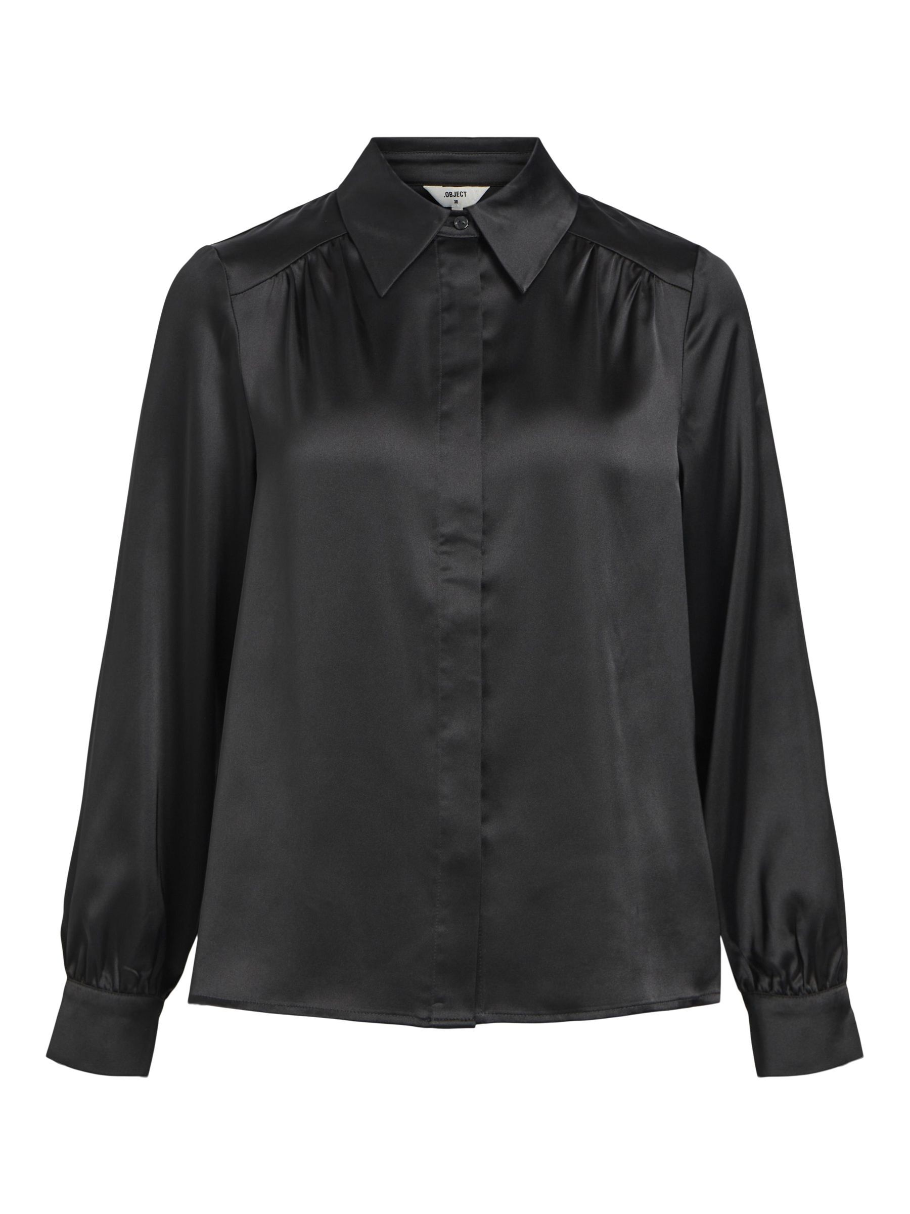 EN SATIN CHEMISE Noir .OBJECT CI Belgique