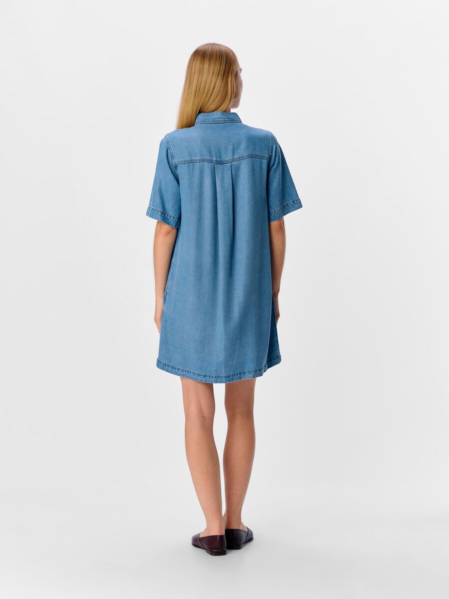 OBJECT DENIM MINI DRESS, Light Blue Denim, highres - 23045685_LightBlueDenim_004.jpg