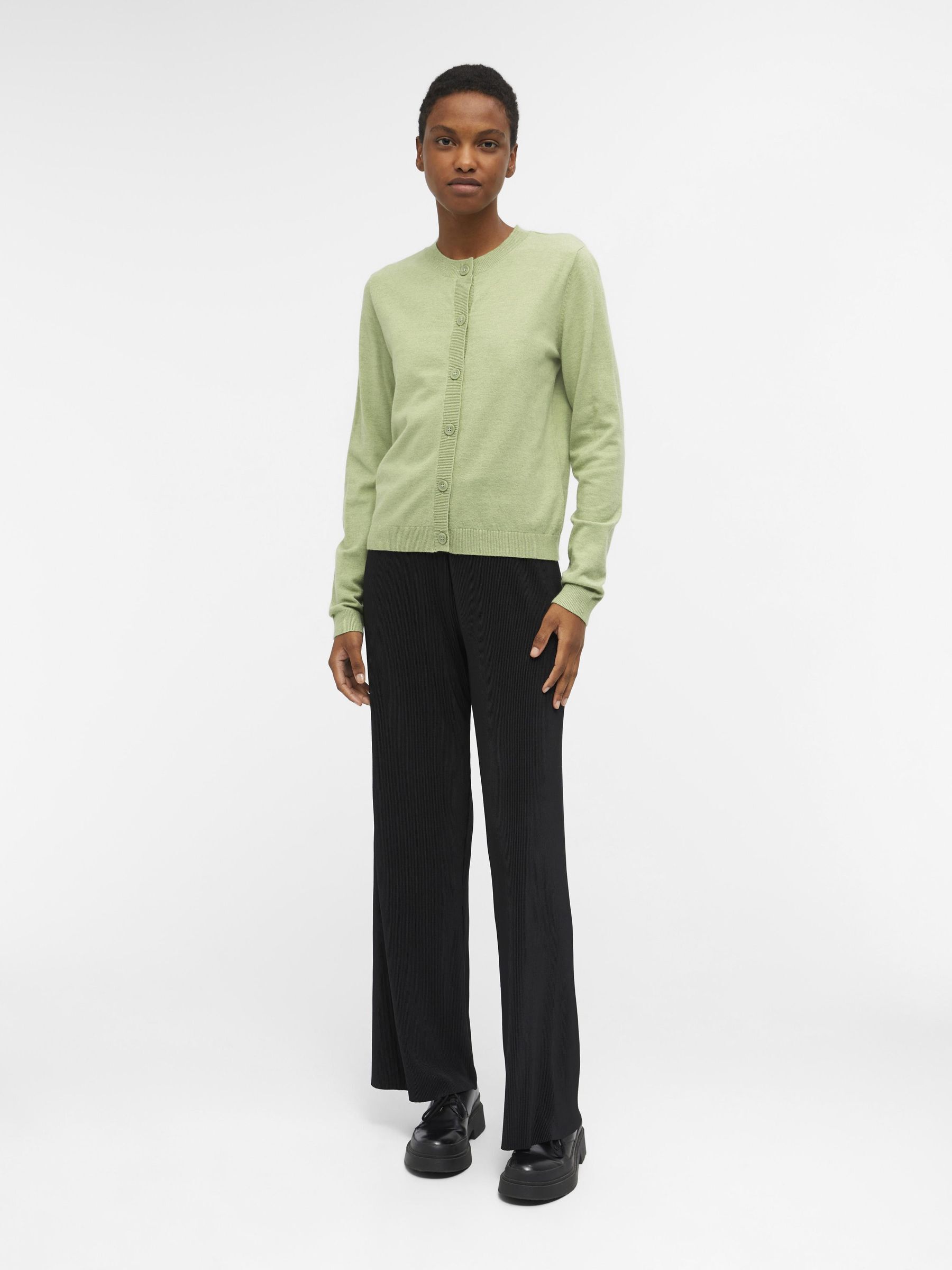 Cos green cardigan top