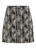 OBJECT EMBROIDERED MINI SKIRT, Black, highres - 23047594_Black_1219146_001.jpg