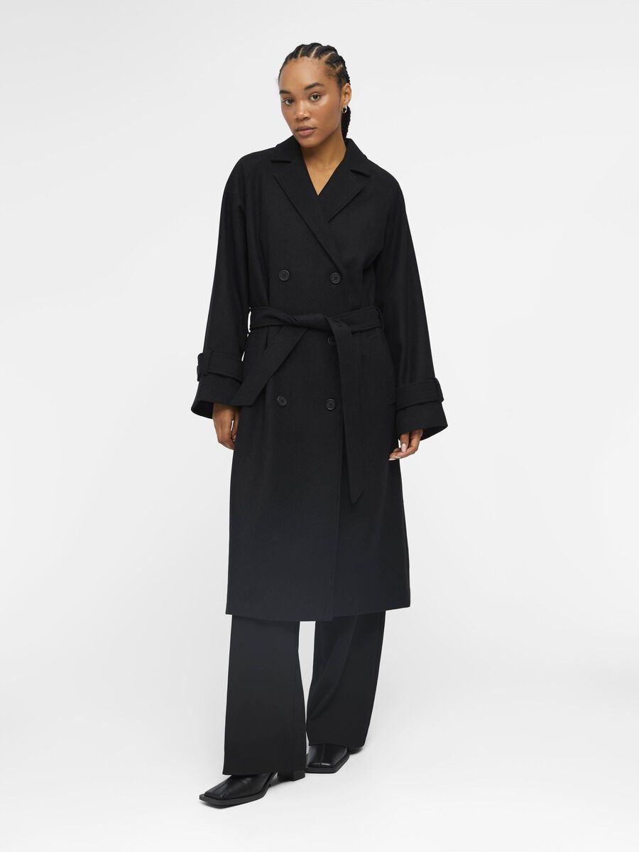 Object Collectors Item WOOL BLEND COAT, Black, highres - 23036261_Black_003.jpg