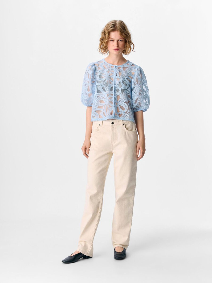 Carousel image - LACE TOP, Kentucky Blue | 4