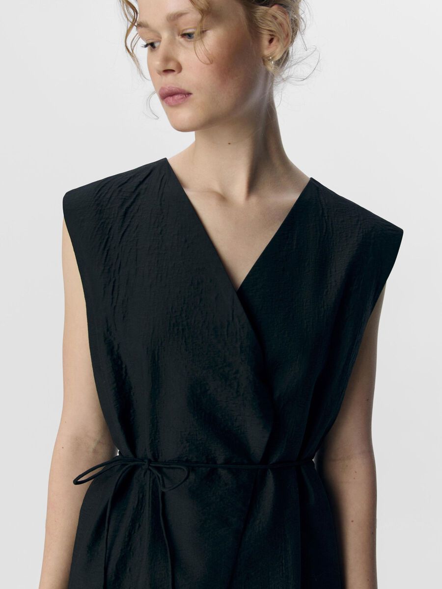 Carousel image - TIE-FRONT WAISTCOAT, Black | 5