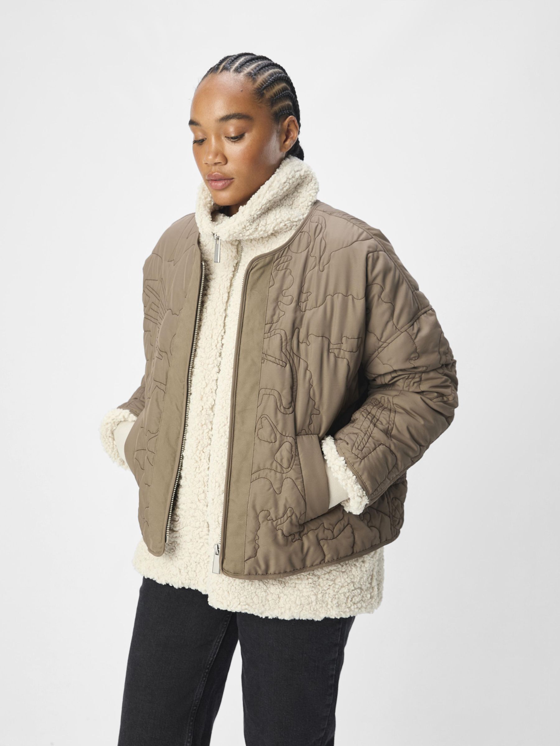 Uo dolman teddy jacket on sale