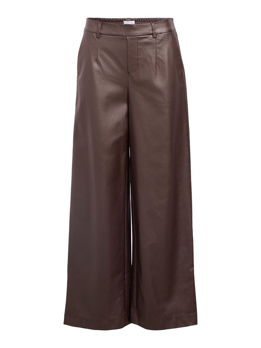 Product carousel image - GECOATE WIDE LEG BROEK, Seal Brown | 2