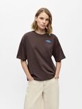 Product image thumbnail - LOOSE FIT T-SHIRT, Seal Brown | 3