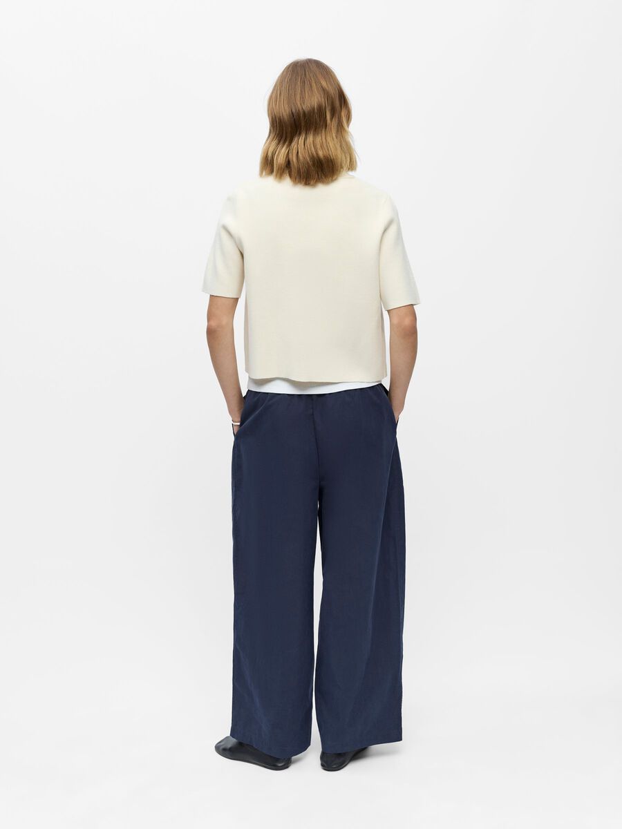 Carousel image - SHORT SLEEVE CARDIGAN, Cloud Dancer | 3