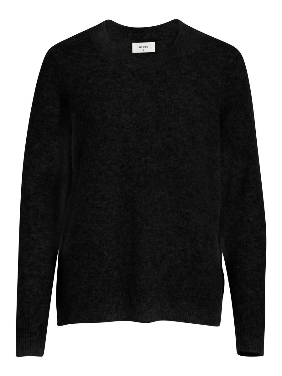 Object Collectors Item KNITTED PULLOVER, Black, highres - 23040306_Black_001.jpg