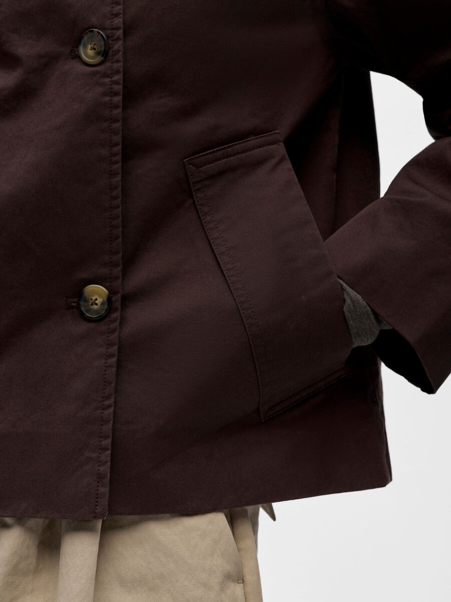 Carousel image - COURTE VESTE, Seal Brown | 5