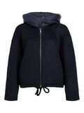 Product image thumbnail - WOOL BOMBER JACKET, Sky Captain | 1