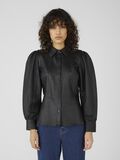 Object Collectors Item LEATHER SHIRT, Black, highres - 23037888_Black_003.jpg