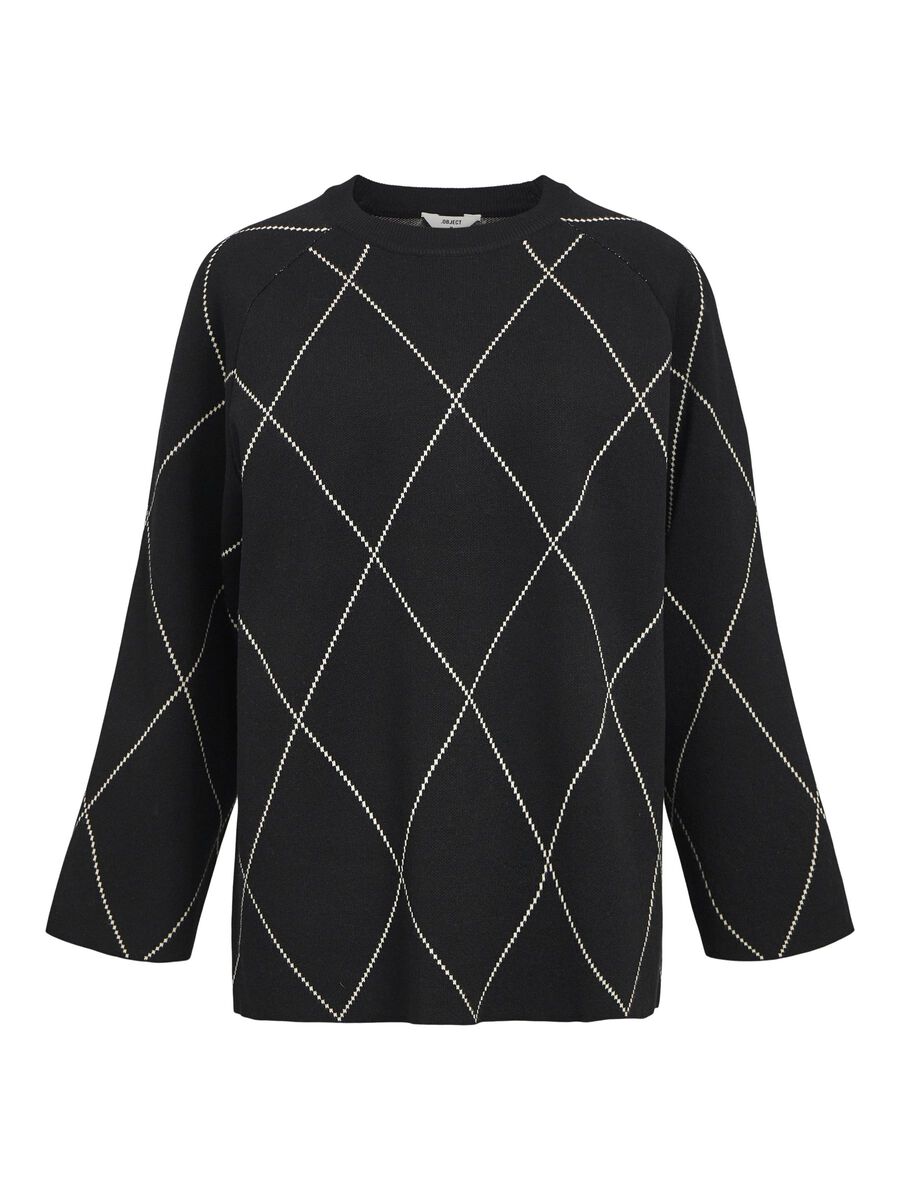 OBJECT OBJESTER KNITTED PULLOVER, Black, highres - 23045814_Black_1159561_001.jpg
