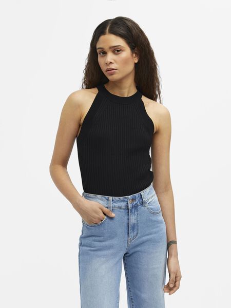 Object Collectors Item RIBBED TANK TOP, Black, highres - 23043071_Black_003.jpg