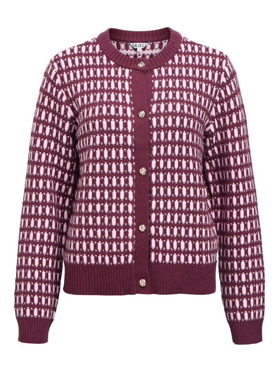 Product carousel image - GEBREID VEST, Mauve Wine | 2