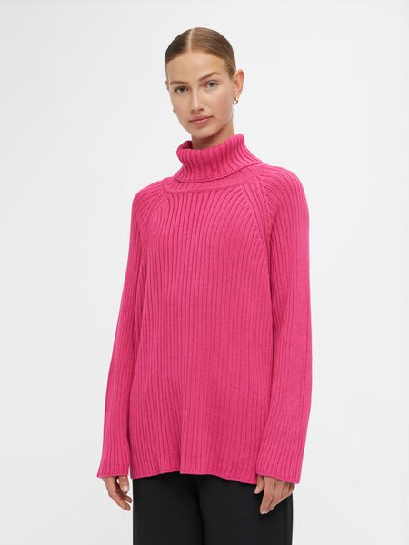 Object Collectors Item RIBBED KNITTED PULLOVER, Magenta, highres - 23040385_Magenta_003.jpg