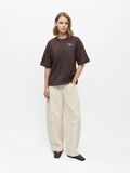 Product image thumbnail - LOOSE FIT T-SHIRT, Seal Brown | 5