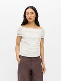 Product image thumbnail - TOP OFF-SHOULDER, Cloud Dancer | 2