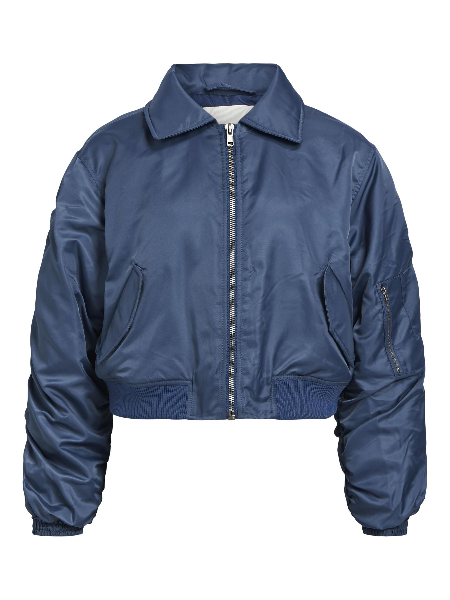 Midnight blue on sale bomber jacket