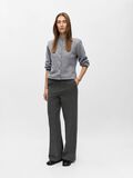 Product image thumbnail - COUPE LARGE PANTALON, Medium Grey Melange | 4