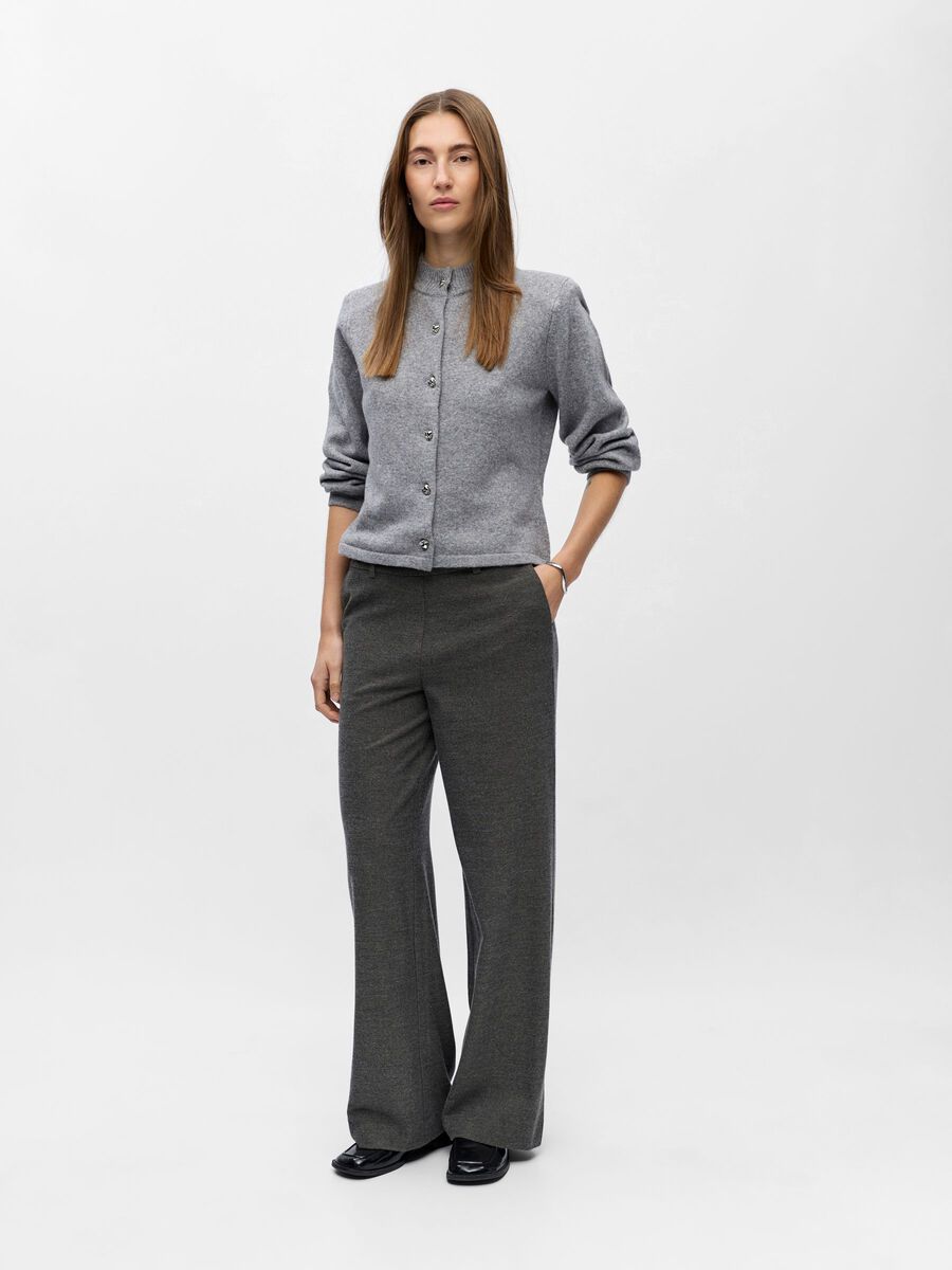 Carousel image - COUPE LARGE PANTALON, Medium Grey Melange | 4