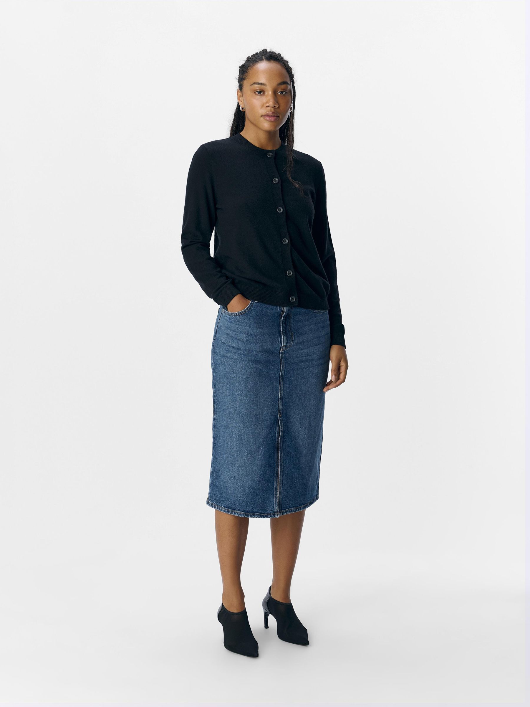 DENIM MIDI SKIRT | Blue | .OBJECT CI Germany