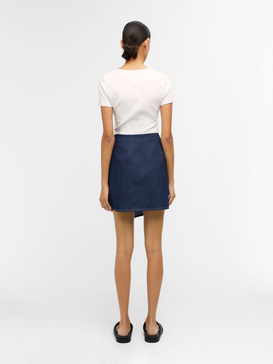 Carousel image - DENIM SL&Aring;-OM-NEDERDEL, Dark Blue Denim | 3