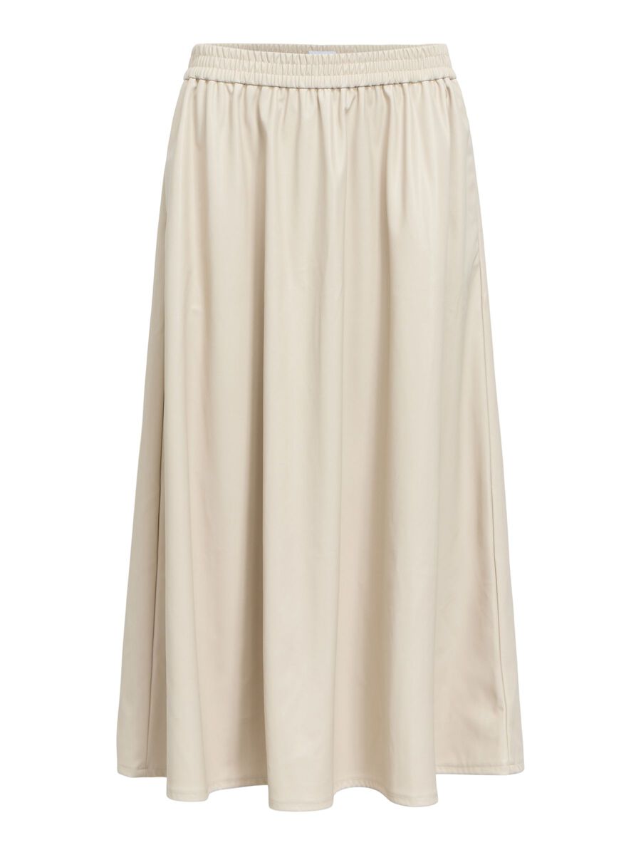 Product carousel image - COATED MIDI SKIRT, Birch | 2