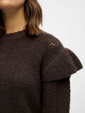 Product image thumbnail - KNITTED PULLOVER, Seal Brown | 5