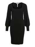 Object Collectors Item RIBBED KNITTED DRESS, Black, highres - 23040384_Black_001.jpg