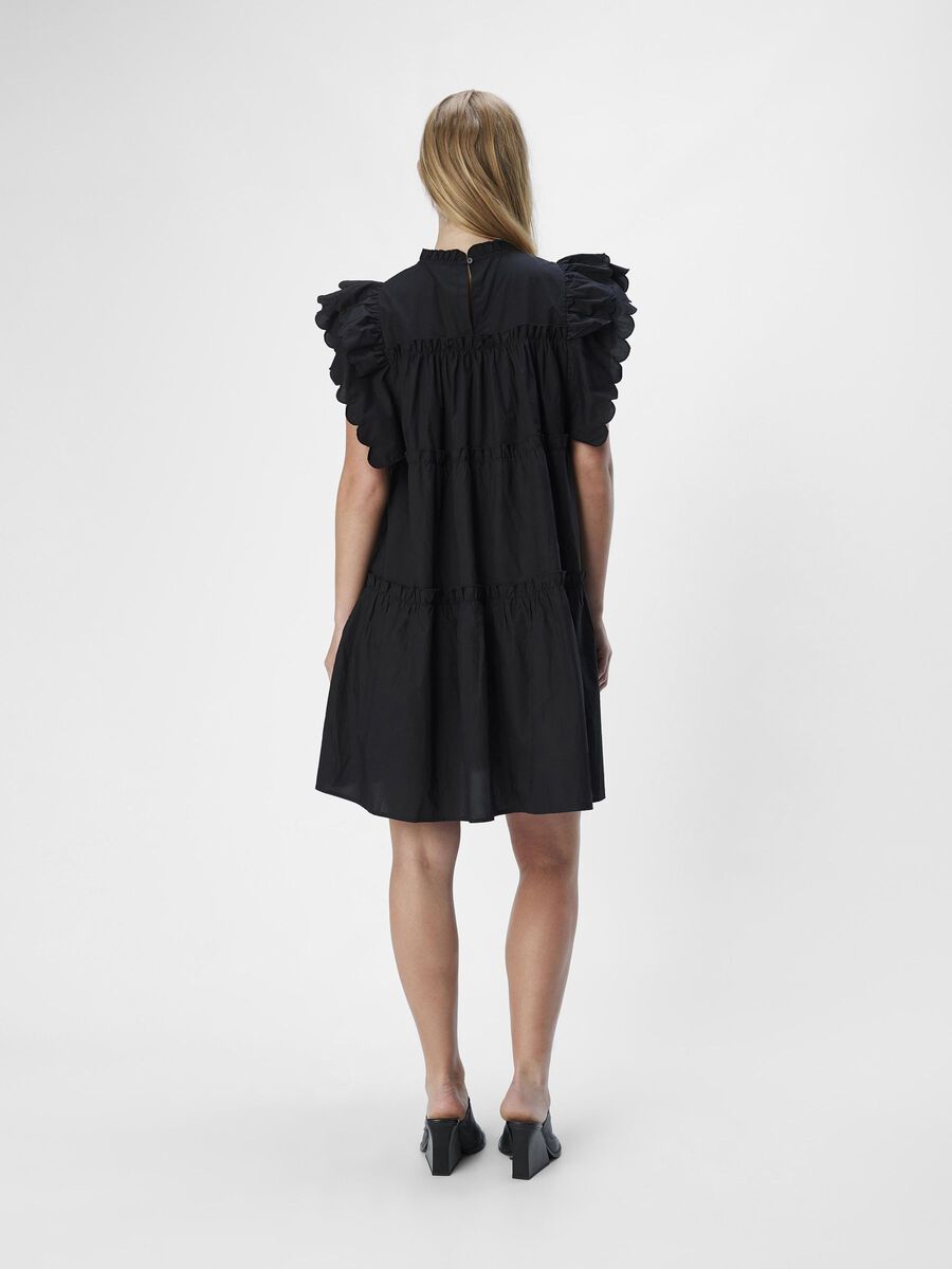 Carousel image - &Agrave; VOLANTS MINI-ROBE, Black | 3